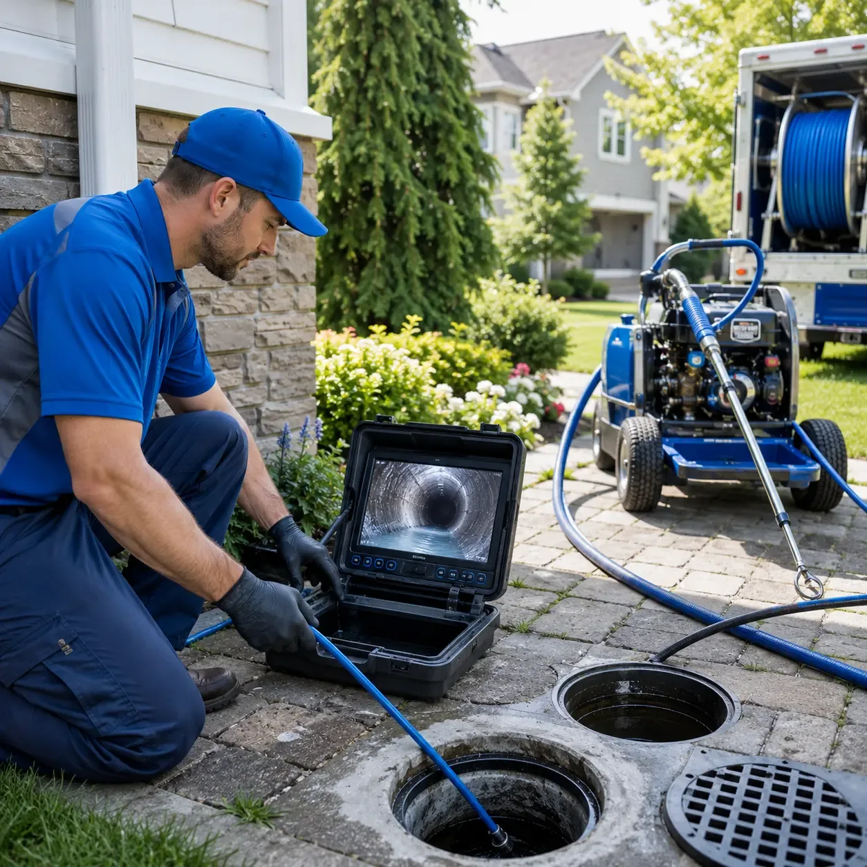 Outdoor drain cleaning professionals serving Lamar, PA